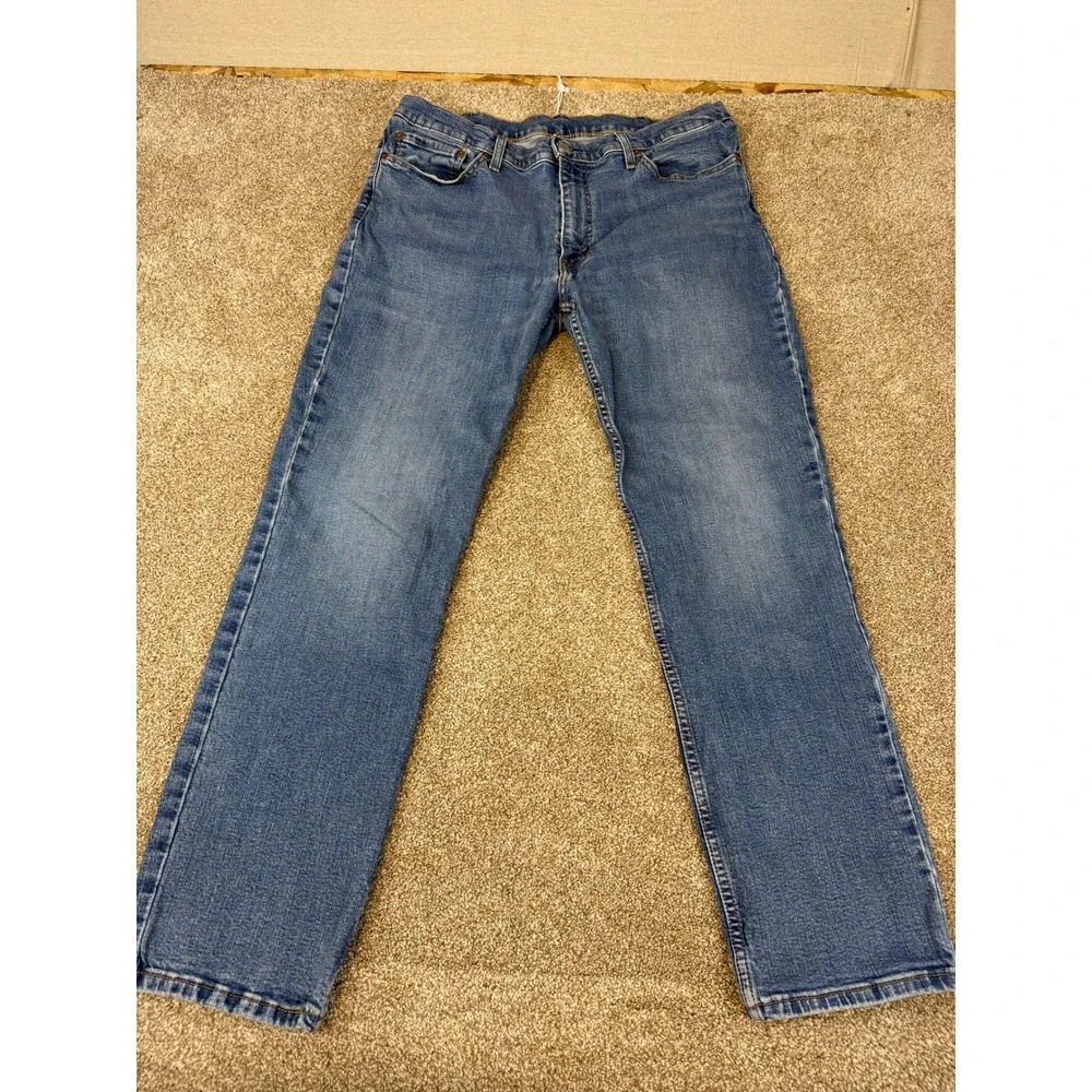 Levis 511 Slim Fit Mens Jeans W38 L32 Medium Wash Blue Denim 38x32 Grunge Work